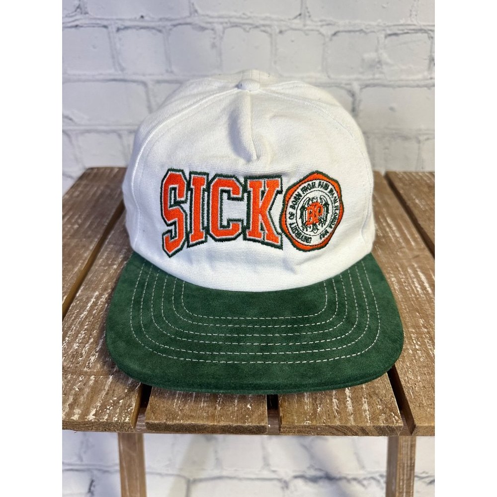 Sicko x Unknwn Miami Exclusive White Snap Back Hat